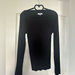 525 America Classic Black Long Sleeve Sweater-M